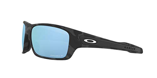 OO9263 Turbine Sunglasses, Matte Black Camo/Prizm Deep Water Polarized, 65mm