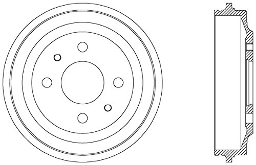 Open Parts BAD9000.10 Tambor de freno - 1 Pieza