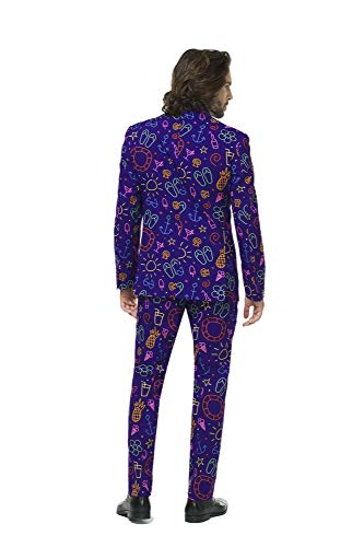 OppoSuits Trajes de Fiesta y Diversión para Hombres - Con Chaqueta, Pantalón y Corbata