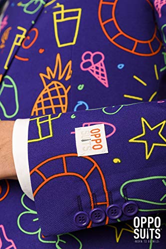 OppoSuits Trajes de Fiesta y Diversión para Hombres - Con Chaqueta, Pantalón y Corbata