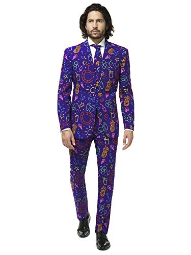 OppoSuits Trajes de Fiesta y Diversión para Hombres - Con Chaqueta, Pantalón y Corbata