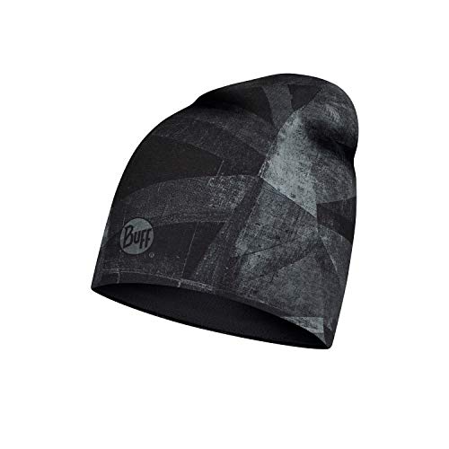 Original Buff Microfiber & Polar Hat Geoline Grey Gorro, Unisex Adulto, Talla única