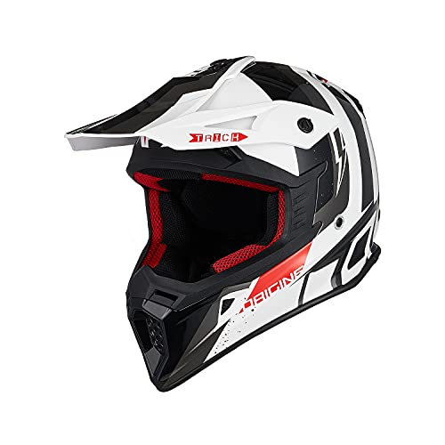 Origine Casco de Motocross, Casco Integral para Motocicleta Todoterreno, Aprobado por ECE 22-05, para Protecciones de Casco para Descenso MTB Quad Enduro ATV