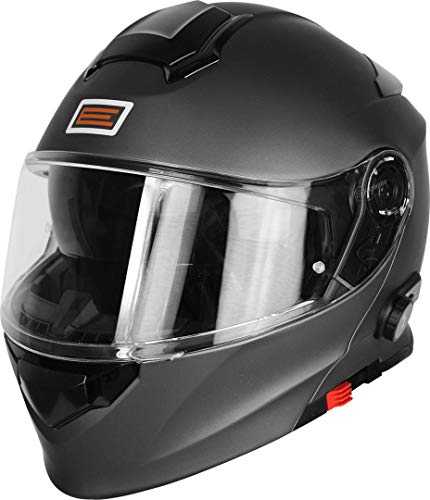 Origine Helmets 204271723600005 Delta Solid Matt Casco desmontable con Bluetooth integrado, titanio, L