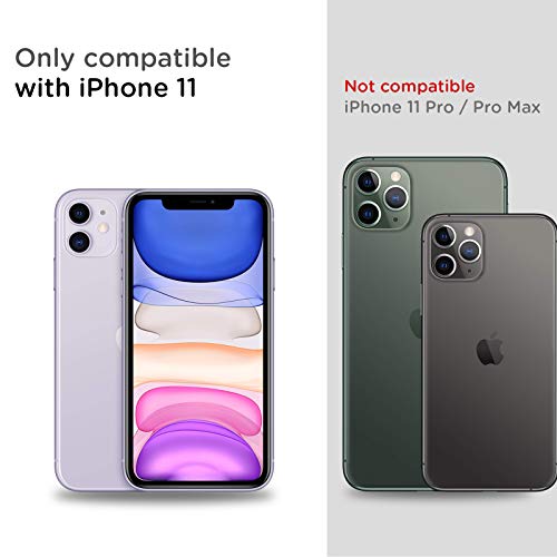 ORNARTO Funda Silicone Case para iPhone 11, Carcasa de Silicona Líquida Suave Antichoque Bumper para iPhone 11 (2019) 6,1 Pulgadas-Negro