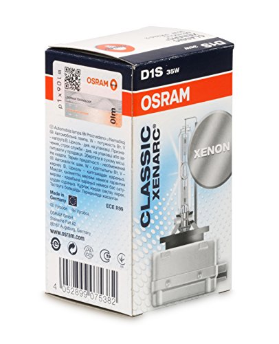 Osram 66140CLC Xenarc Lámpara de Xenón D1S 35 W Classic