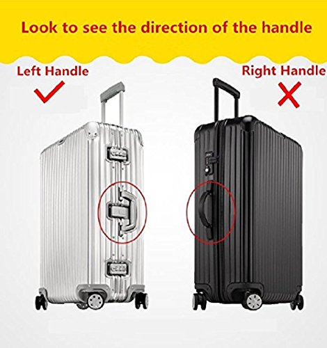 OuLi Store® Cubierta de Equipaje Funda de Maleta 18-32 Pulgadas de Fibra de carbón de bambú Cubierta de Equipaje Equipaje de Viaje Protectora (Paisaje Europeo, L- (Equipaje de 25-28 Pulgadas))