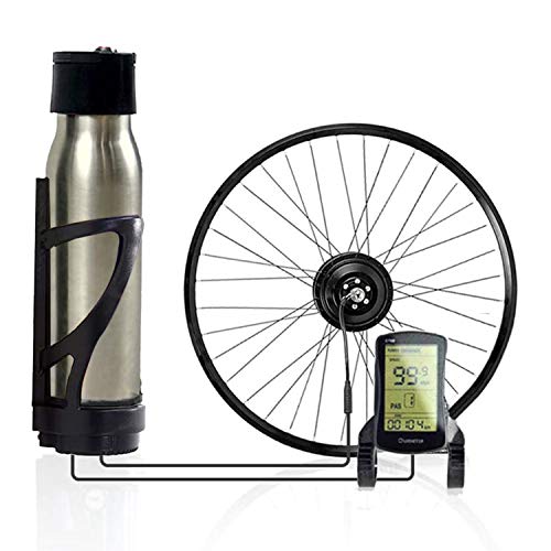 OUYA Kit de conversión de Bicicleta eléctrica con batería, Kit de conversión de Bicicleta de 350 W con Asistencia eléctrica y Modo eléctrico Puro, para MTB y Bicicleta de Carretera,E,27.5''