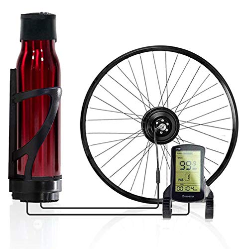 OUYA Kit de conversión de Bicicleta eléctrica Inteligente con batería, Kit de Ruedas traseras de Bicicleta eléctrica con Control de Cubo de Motor sin escobillas de 350 W,D,27.5''