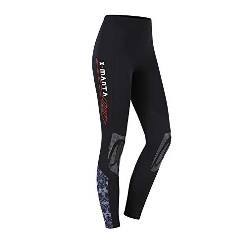 Owntop Pantalones de Neopreno para Hombres Mujeres Jóvenes - 3MM Trajes de Baño Térmico, Mallas de Traje de Buceo Protección Solar UV 50+ para Esnórquel, Buceo, XL