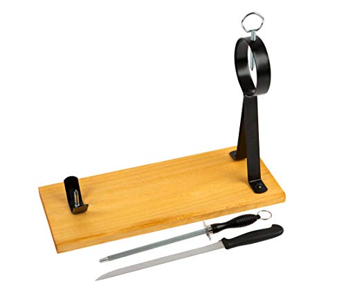 Paleta D.O.P. Teruel (4,5-6Kg) Gran Premier de Aire Sano + jamonero + cuchillo + chaira + estuche