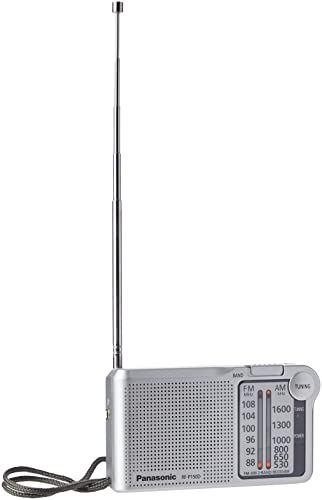 Panasonic RF-P150DEG-S - Radio portátil (150mW, FM/Am, Radio de Bolsillo, LED, Radio Analógica) Color Plata