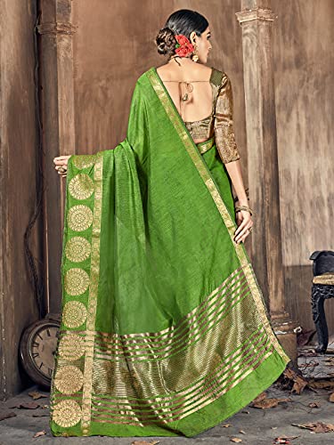 Paquete de dos saris para mujer de algodón tejido de seda | indio Diwali étnico regalo de boda Sari Combo, Combo 4, talla única