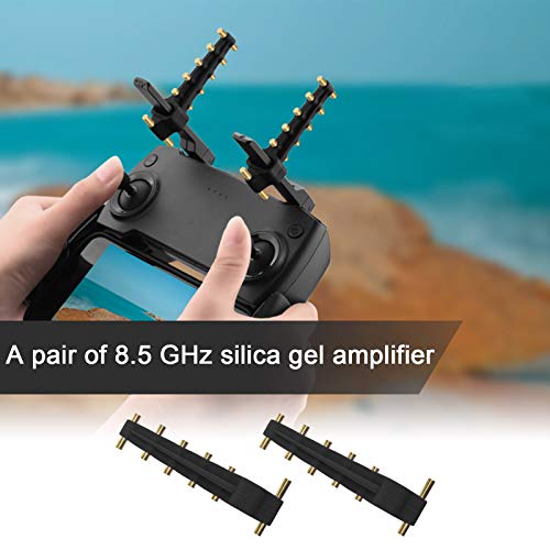 Par de amplificadores de señal de antena Yagi negro 5.8 Ghz RC Antena señal Extender compatible con DJI MAVIC MINI/2/AIR/DJI SPARK Drone