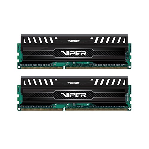 Patriot Memory Viper 3 Black Mamba DDR3 1600 16GB (2x8GB) C9 Kit Memoria de Juego XMP 1.3 Negro PV316G160C9K