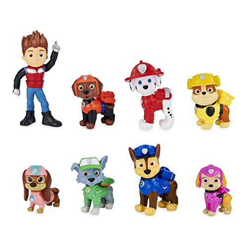 PAW PATROL Liberty Joins The Team Paquete de Regalo de 8 Figuras con Figura Coleccionable Exclusiva, Juguetes para niños a Partir de 3 años