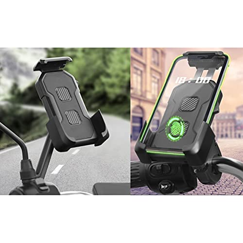 PDHTHGJ Soporte Movil Motocicleta Ajustable Soporte Movil Bici Anti-vibración Soporte Movil Moto de 4.5-7 Pulgadas, Soporte Motocicleta Compatible con Motocicleta Fantic (Size : B1)