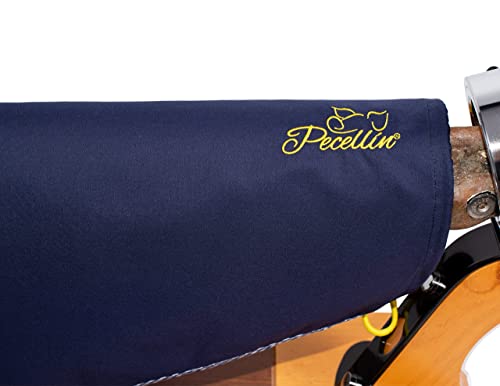 PECELLÍN Cubre Jamon PROFESIONAL, Cubrejamonero de Tela 57cm, Fabricado en España, Cubrejamon con 35% Algodon y 65% Poliester, Funda para Cubrir Patas y Paletas de Jamones Color Azul