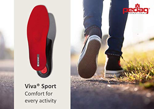 Pedag Viva Sport - Plantillas para el deporte, Unisex, Red, 39