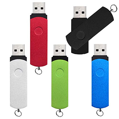 Pendrives 16 GB 5 Piezas Memorias USB 3.0, Portátil Pen Drive 16GB Flash Drives para Almacenamiento de Datos, Kepmem Alta Velocidad USB3.0 Memoria Externo Stick, Multicolor