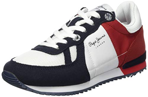 Pepe Jeans Sydney Basic SS19, Zapatillas Niños, Rojo (255RED 255), 35 EU