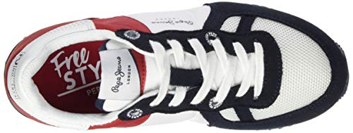 Pepe Jeans Sydney Basic SS19, Zapatillas Niños, Rojo (255RED 255), 35 EU