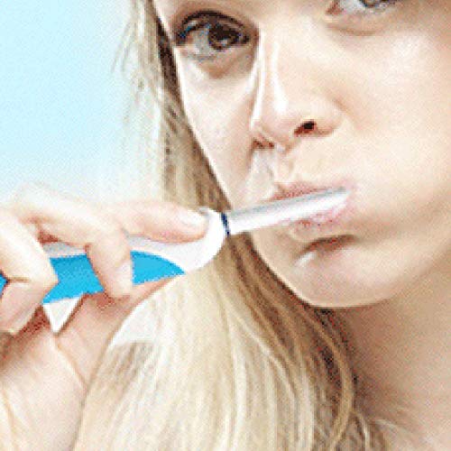 Pequeño cepillo de dientes eléctrico rotativo de cabeza redonda Sonic cepillos de dientes recargables impermeables para viajes y hogar naranja