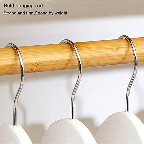 Perchero Burro Perchero De Bambú 5 Estantes Colgador Ropa Armario Abierto Organizador De Armario 3 En 1 Perchero Estante Para Dormitorio Sala De Estar Oficina ( Color : Wood , Size : 100*40*140cm )