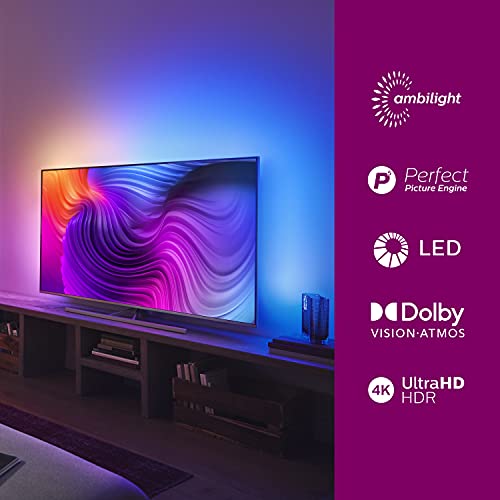 Philips 65PUS8506 / Philips Smart TV 4K de 65 Pulgadas. Televisión LED UHD Ideal para Netflix, Youtube y Gaming/Asistente de Google y Alexa/Android TV, Ambilight, HDR, Dolby Vision y Dolby Atmos