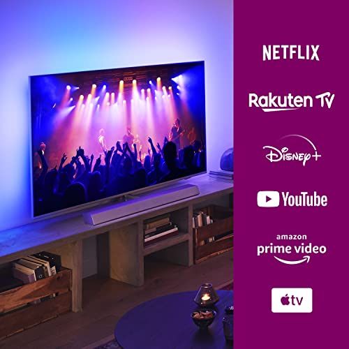 Philips 65PUS8506 / Philips Smart TV 4K de 65 Pulgadas. Televisión LED UHD Ideal para Netflix, Youtube y Gaming/Asistente de Google y Alexa/Android TV, Ambilight, HDR, Dolby Vision y Dolby Atmos