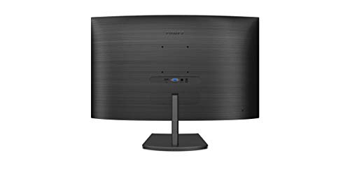 Philips Monitors - Monitor 241E1SC- 24", FHD, 75Hz, VA, FlickerFree (1920x1080, 250 CD/m, VESA, D-Sub, HDMI), Negro