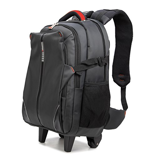 Phoenix Technologies Discovery Maletín de Viaje para Portátil 43,2 cm (17 Pulgadas) Color Negro con Detalles en Rojo, Tirante para Hombro