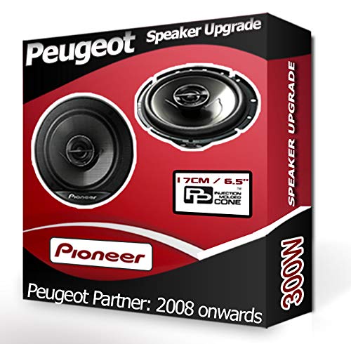 Pioneer Peugeot Partner Tepee Altavoces para Puerta Delantera de Coche Altavoces 240 W