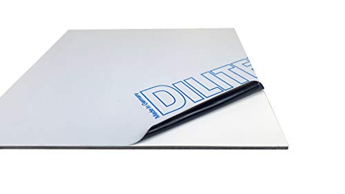 Plancha de aluminio compuesto DILITE blanco, 3 mm, varios cortes (3 mm, 610 x 375 mm)