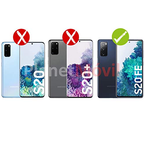 PLANETMOVIL Funda 360 para Samsung Galaxy S20 FE 4G y 5G Carcasa Doble Cara Delantera+Trasera TPU rigido Doble