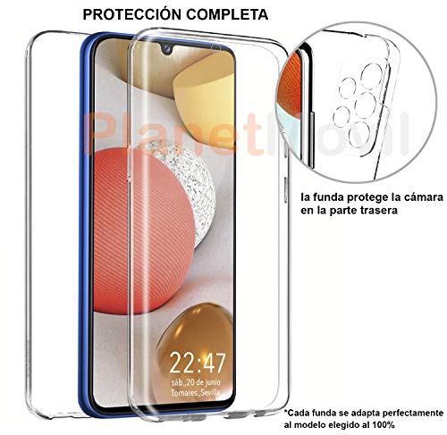 PLANETMOVIL Funda 360 para Samsung Galaxy S20 FE 4G y 5G Carcasa Doble Cara Delantera+Trasera TPU rigido Doble