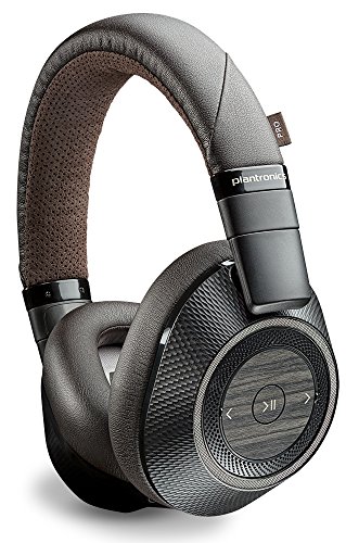 Plantronics Backbeat PRO 2 - Auriculares Inalambricos con Microfono i Anulacion de Ruido, Negro/Marron