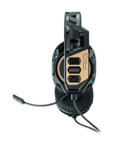 Plantronics RIG 300 auricular con micrófono Binaural Diadema Negro - Auriculares con micrófono (Consola de videojuegos + PC/Videojuegos, Binaural, Diadema, Negro, Alámbrico, 1,5 m)