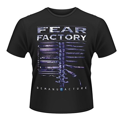 Plastic Head Fear Factory Demanfacture TSFB Camiseta, Negro, M para Hombre