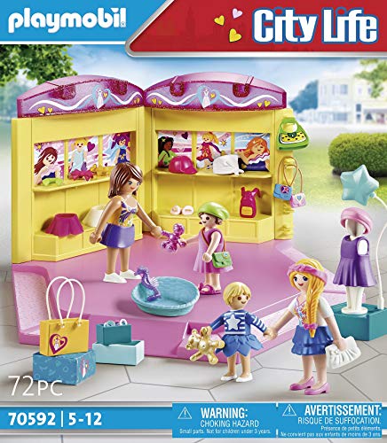 PLAYMOBIL City Life 70592 Tienda de Moda, Para niños de 5 a 12 años