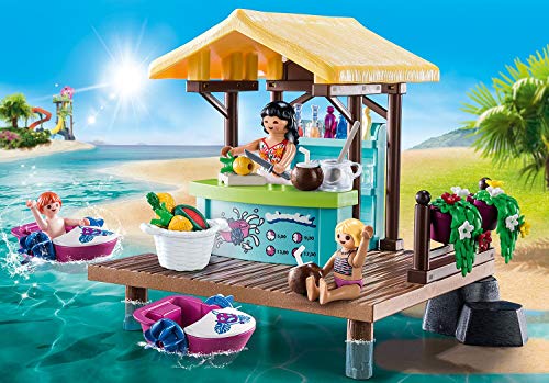 PLAYMOBIL - Family Fun, Alquiler de Botes con Bar, a Partir de 4 años (70612)