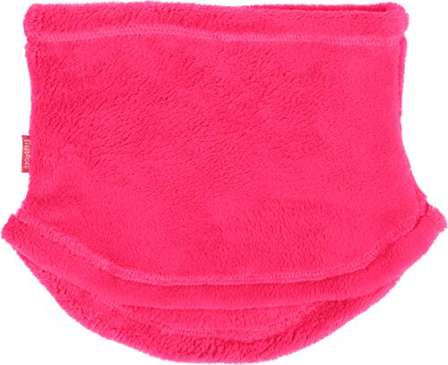 Playshoes Kuschel-Fleece-Schlauchschal Bufanda, Rosa (Pink 18), Talla única para Niñas