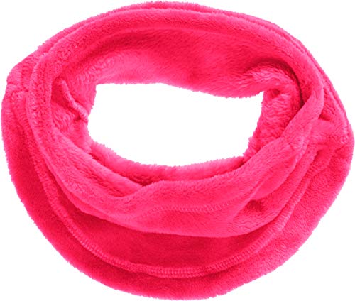 Playshoes Kuschel-Fleece-Schlauchschal Bufanda, Rosa (Pink 18), Talla única para Niñas