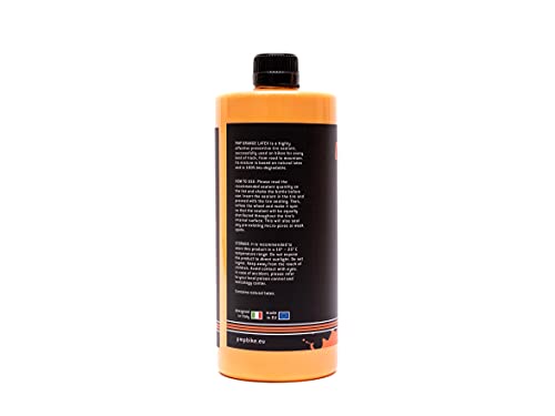 PMP Orange Latex - Líquido Sellante Antipinchazos para Neumáticos Tubeless. Ecológico, Concentrado y Inmediatamente Efectivo hasta 6 Meses de Uso. Botella 1000 ml