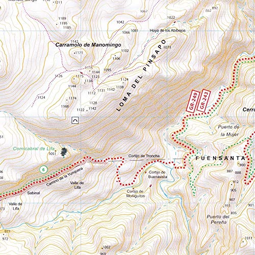 P.N. Sierra de las Nieves 1: 25.000: parque Natural