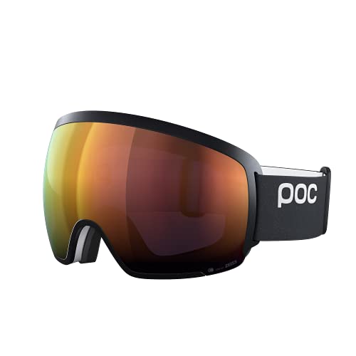 POC Orb Clarity Gafas de esquí, Adultos Unisex, Uranium Black/Spektris Orange, Talla única