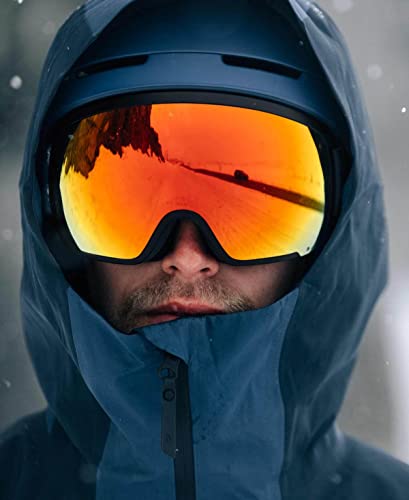 POC Orb Clarity Gafas de esquí, Adultos Unisex, Uranium Black/Spektris Orange, Talla única