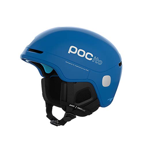 POC Pocito Obex Spin Casco, Unisex-Youth, Azul Fluorescente, XX-Small