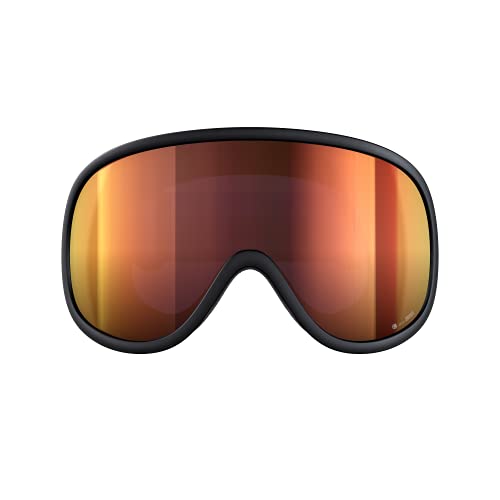 POC Retina Big Clarity Gafas de esquí, Adultos Unisex, Uranium Black/Spektris Orange, Talla única