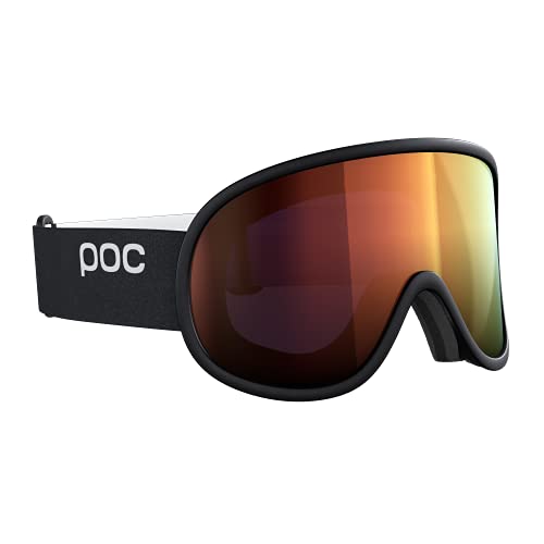 POC Retina Big Clarity Gafas de esquí, Adultos Unisex, Uranium Black/Spektris Orange, Talla única